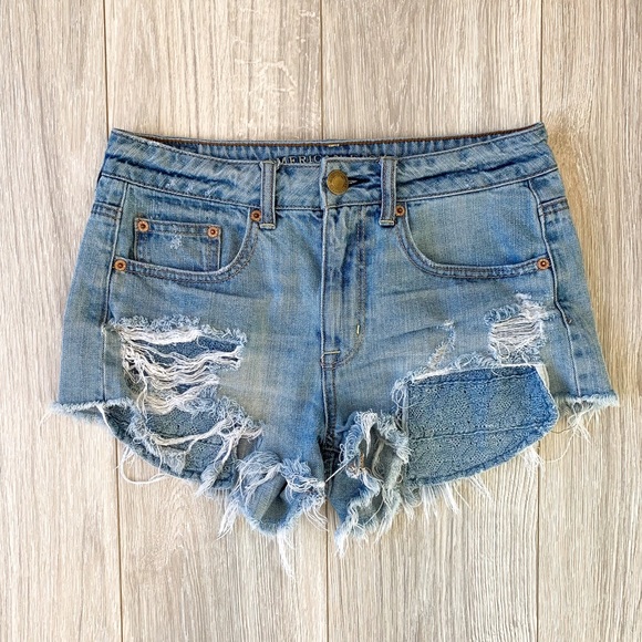 American Eagle Outfitters Pants - American Eagle Hi Rise Festival Jean Shorts